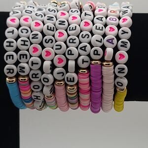 10 Sabrina Carpenter type Friendship Bracelets featuring Lyrics & Titles